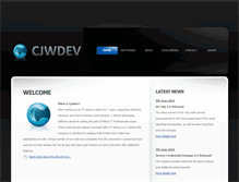 Tablet Screenshot of cjwdev.com